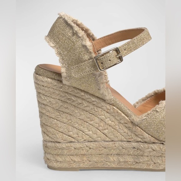 Castaner Bromelia Frayed Canvas Wedge Espadrilles Sz EU 39 Bohemian Vacation - Picture 4 of 14
